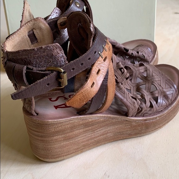 A.S 98 wedge sandals - Picture 2 of 5